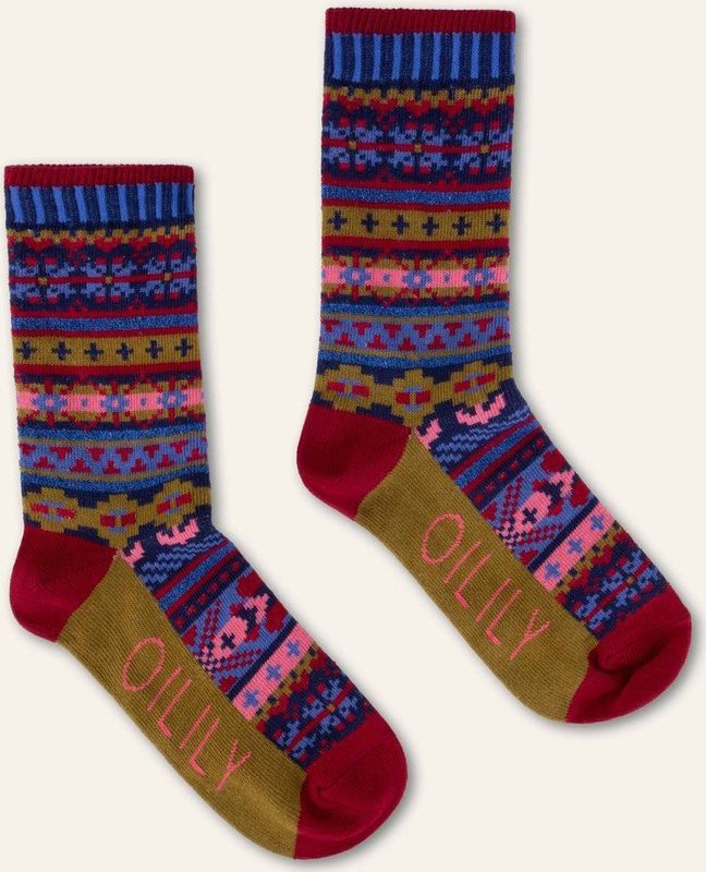 Oilily - Marah calf socks - Blauw - 29-31