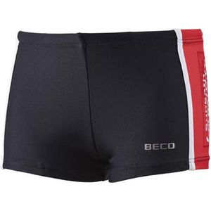 Beco Zwemboxer Jongens Polyamide/elastaan Zwart/rood Maat 110