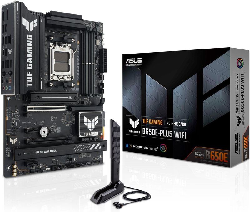 Asus - TUF Gaming B650E-Plus Wifi - Moederbord - Zwart - AM5 Socket