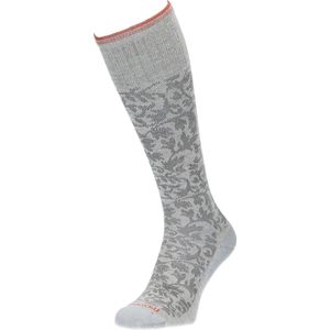 Sockwell - Damask - Compressiekousen - Grijs - 32% Merino Wol 31% Bamboo Rayon 32% Stretch Nylon 5% Spandex