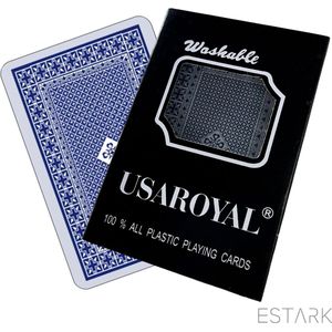 ESTARK Luxe Speelkaarten - WATERBESTENDIG - Plastic - Poker Kaarten - kaartspel - Waterproof Spelkaarten - Spel Kaart - 56 Cards - Gezelschapsspel - Spelen - Playing Cards - WaterProof