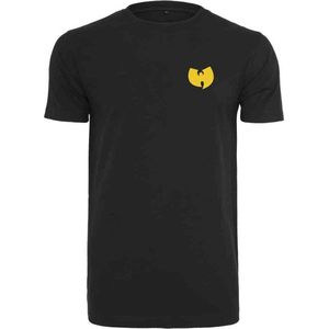 Wu Wear - Front-back Heren T-shirt - S - Zwart