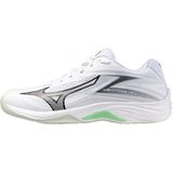 Mizuno LIGHTNING STAR Z7 Jr. Hockeyschoenen Wit/Zwart/Frozen Emerald Junior Maat 32,5