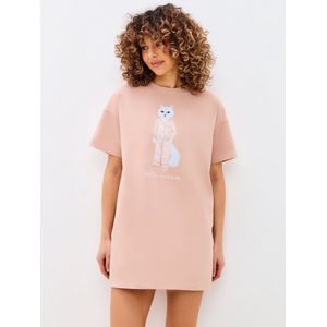 Cat by maniita lacitta Geprint oversized T-shirt - Pajamas Cat