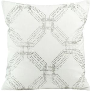 Decoratieve Kussensloop Velours Blink30 45x45 Wit