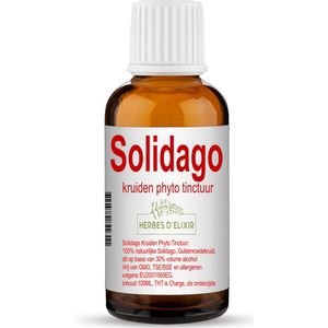 Herbes D'elixir Solidago Tinctuur – 100 ml – 1 Fles – Natuurlijke ondersteuning voor de urinewegen