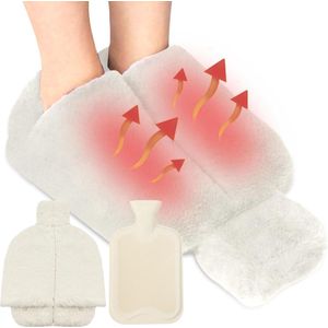 Inovra ® Comfortabele Voetenwarmer Warmwaterkruik voor Koude Dagen zonder Elektriciteit