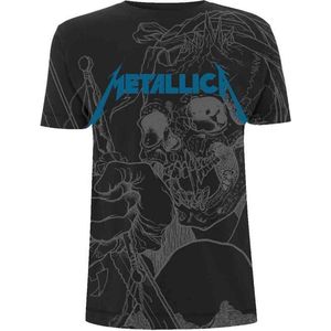 Metallica Heren Tshirt -S- Japanese Justice Zwart