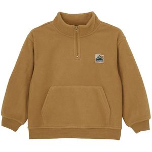 DAILY7 Sweater Polar Fleece Truien & Vesten Jongens - Sweater - Hoodie - Vest- Oker - Maat 110