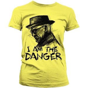 Breaking Bad I Am The Danger Girly T-Shirt Damen Yellow-S