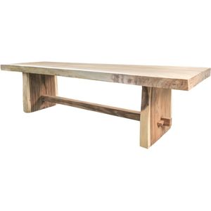 HSM Collection-Eettafel Block-250x80x78-Naturel-Munggur