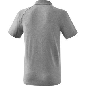 Erima Essential 5-C Polo - Grey Melange / Zwart | Maat: XXL