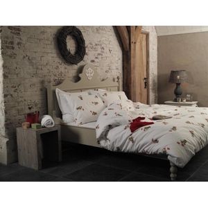 Jet Geranium Dekbedovertrek - Tweepersoons - 200x200/220 cm - Red