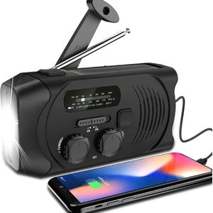 Noodradio Solar Opwindbaar - Noodradio Opwindbaar - Opwindbare Radio - Powerbank Zonne Energie