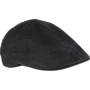 camel active Flat cap van linnenmix - Maat menswear-M - Anthrazit