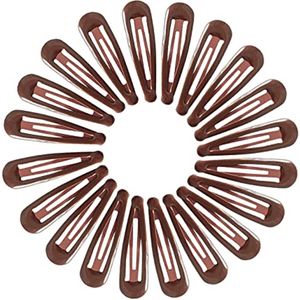 Kleurige 20 Stuks Haarclips voor Kinderen en Tieners - Mini Snap Hair Barrettes