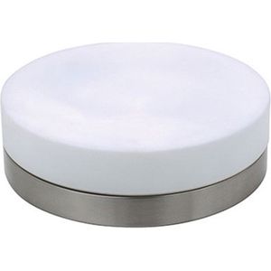 LED Plafondlamp - Opbouw Rond - E27 - Mat Chroom Aluminium - Ø285mm