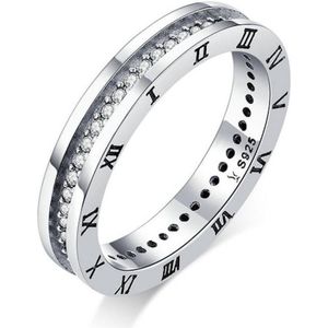 Sterling zilveren ring Romeinse cijfers