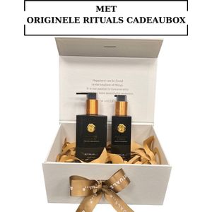 Rituals of Amber - Geschenkset - Amber Hand Wash 300 ml - Amber Hand Balm Kitchen 175 ml - Originele RITUALS Cadeaubox