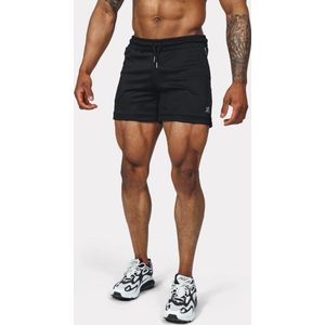 XXL Nutrition - Flex Shorts - Sportbroek Heren, Korte Broek Fitness - Zwart - Maat S