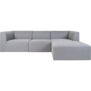 Hoekbank Lounge Sofa Rechts Marit Licht Grijs