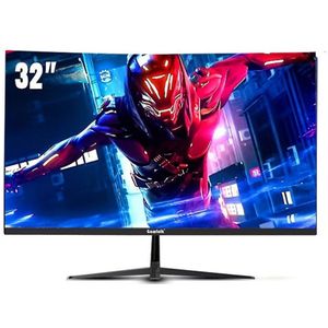 32 Inch Curved Monitor – Ultrawide Scherm – Gaming Monitor – Zakelijk Monitor – 21:9 Breedbeeld – 3440x1440 UWQHD Resolutie – 165Hz Verversingssnelheid – Hoogte Verstelbaar & 178° Swivel