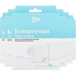 Etos Gaaskompressen 7,5 x 7,5CM -96 stuks