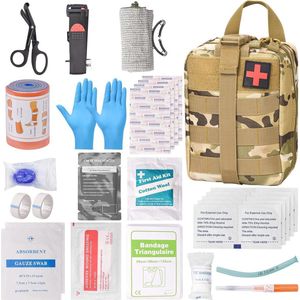 EHBO-set voor buiten - 48-delige medische kit voor camping en outdoor