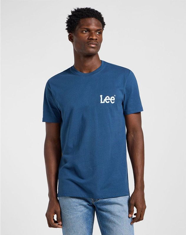 Lee - Medium Wobbly - T-shirt - Orion Blauw