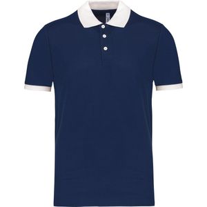 PROACT® Heren-sportpolo PA489 - Sporty Navy / White - XS