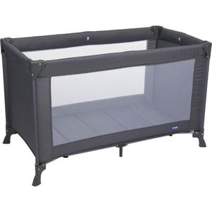 Reisbed Comfortabel Slapen - Paraplu-opvouw Systeem - Dubbele Veiligheid - Transporttas - Peuterbed Kinderbed - Babybed - 0 tot 4 jaar - Max. 15kg - Grijs