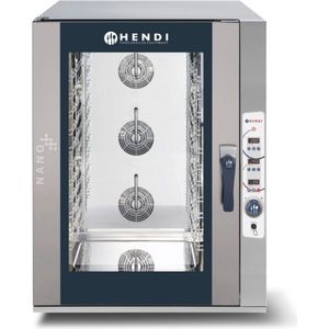 Hendi Digitale convectie stoomoven - 12x GN1/1 - Wi-Fi en USB - 260°C - 935x881x1200 mm