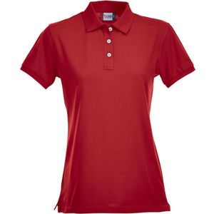 Clique Stretch Premium Polo Women 028241 - Rood - XS