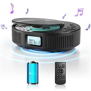 Draagbare CD Speler voor Kinderen met Bluetooth, Radio en Afstandsbediening