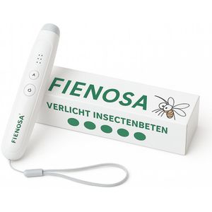 Fienosa Insectenbeetheler – After Bite & Muggenbeet Pen met 4 Warmtestanden – Verlicht Jeuk van Insectenbeten – Kindveilig, Chemicaliën-vrij & USB-Oplaadbaar