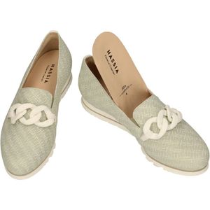 Hassia -Dames - groen licht - ballerina's & mocassins - maat 40