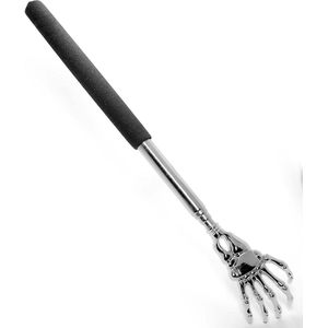 Rugkrabber - Intrekbare rugkrabber - Roestvrijstalen intrekbare rugkrabber - Intrekbare krabber - geschikt voor hoofd- en rugmassage