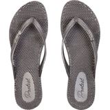 Protest - Stamp - Slipper - Zilver - Rubber