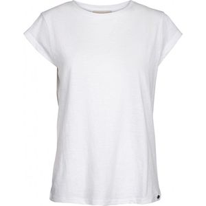 Minus Leti Tee Tops & T-shirts Dames - Shirt - Wit - Maat S