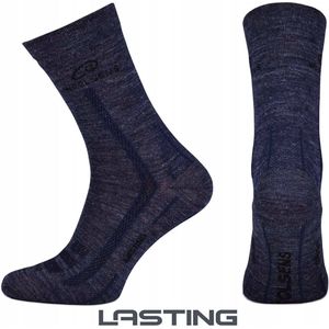 Lasting WLS Merino Woolsokken Blauw Maat 38-41