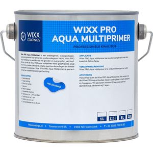 Wixx PRO Multiprimer Aqua - 20L - RAL 7021 | Zwartgrijs