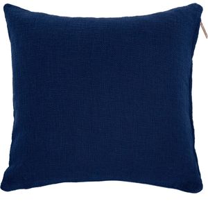 Tiseco - Kussen (gevuld) COTTON SLUB - met rits - 60x60 cm - Blauw
