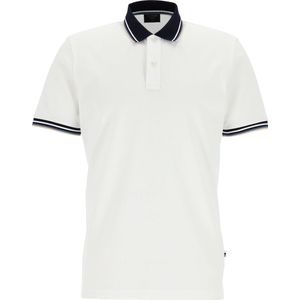 OLYMP Polo Casual - modern fit polo - wit - Maat: 3XL