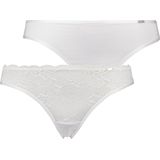 Hunkemöller - Angie - String - Offwhite - 2 Pack - Mid Waist