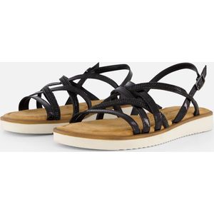 Tamaris Sandalen zwart Leer - Dames - Maat 39