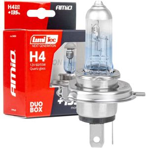 LumiTec - Next Gen - Halogeenlampen - H4 - 12V 60-55W - DUO Set - Auto Koplampverlichting - ECE Goedgekeurd