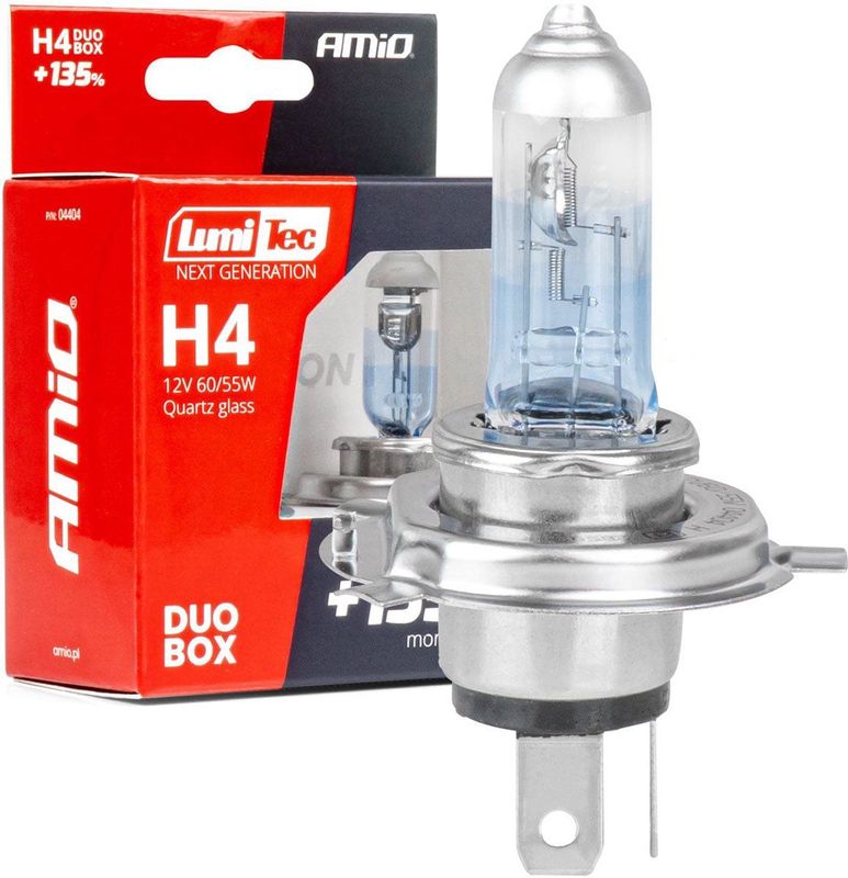 LumiTec - Next Gen - Halogeenlampen - H4 - 12V 60-55W - DUO Set - Auto Koplampverlichting - ECE Goedgekeurd