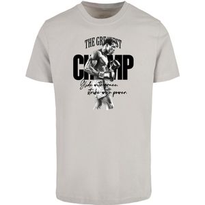 Mister Tee Shirt 'The Greatest'  lichtgrijs / zwart