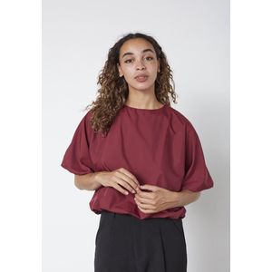 SISTERS POINT - Gufo-top - Blouse - Bordeaux