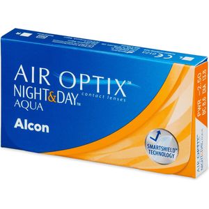 Air Optix Night and Day Aqua (3 lenzen) Sterkte: 0.00, BC: 8.60, DIA: 13.80